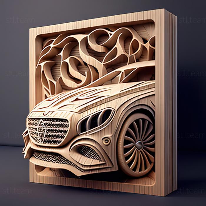 3D model Mercedes Benz EQS (STL)